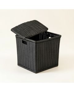 Linden Brook Laundry Hamper - Black (synthetic illustration; no displayed measurements)