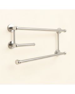 24 '' Wall Mounted Multi Rod Towel Rack (synthetic illustration; no displayed measurements)