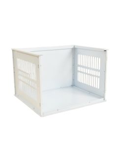 Briar Dale Empty Furniture-Style Pet Crate - White (synthetic illustration; no displayed measurements)