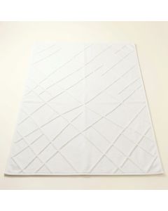 Reed Bridge Rectangular Area Rug - White (synthetic illustration; no displayed measurements)