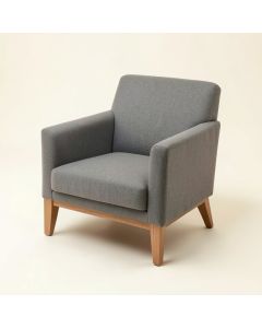 26 '' Wide Polyester Armchair (synthetic illustration; no displayed measurements)