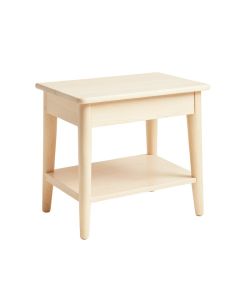 Cedar Branch Side Table - Ivory (synthetic illustration; no displayed measurements)