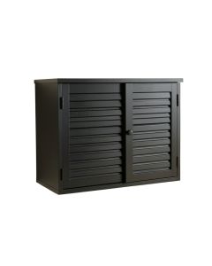 Glen Bend Wall-Mounted Entry Cabinet - Black (synthetic illustration; no displayed measurements)