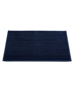 Dune Brook Bath Mat - Navy (synthetic illustration; no displayed measurements)