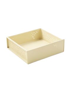 Flint Branch Empty Under-Desk Cable Tray - Cream (synthetic illustration; no displayed measurements)