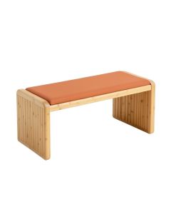Hill Brook Indoor Bench - Terracotta (synthetic illustration; no displayed measurements)