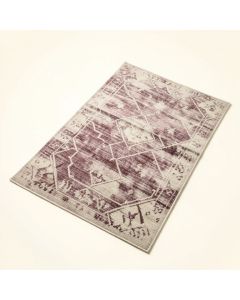Armagh Geometric Beige/Smoky Plum Area Rug (synthetic illustration; no displayed measurements)