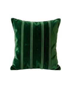 Fern Branch Filled Accent Pillow - Green