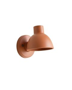 Sage Canyon Wall Sconce Mounted On A Plain Wall - Terracotta