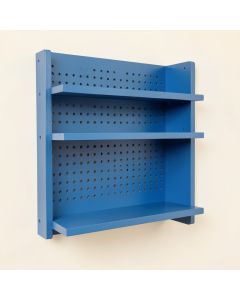 Spruce Dell Empty Wall-Mounted Tool Organizer Panel - Blue (synthetic illustration; no displayed measurements)