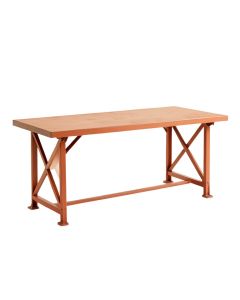 Fern Dell Empty Workshop Workbench - Terracotta (synthetic illustration; no displayed measurements)