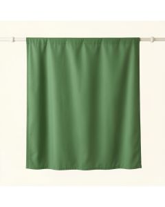 Willow Crest Shower Curtain Hanging Flat From A Plain Rod - Green (synthetic illustration; no displayed measurements)