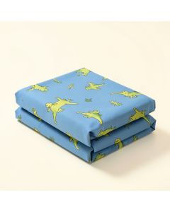 Olive Kids Dinosaur Land Toddler Sheet Set (synthetic illustration; no displayed measurements)