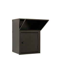 Summit Brook Wall-Mounted Entry Cabinet - Black (synthetic illustration; no displayed measurements)