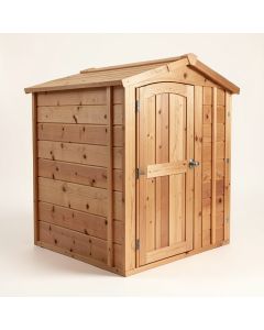 Outdoor 3 Ft. W X 2 Ft. D Solid Wood Lean-To Storage Shed (synthetic illustration; no displayed measurements)
