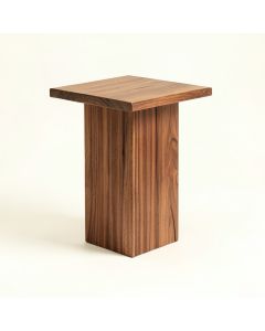 Garrettsville Solid Wood Pedestal End Table (synthetic illustration; no displayed measurements)