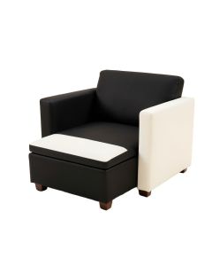 Ainslie Kids Sofa With Ottoman (synthetic illustration; no displayed measurements)