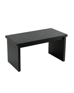 River Field Desktop Monitor Riser - Black (synthetic illustration; no displayed measurements)