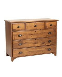 Sanroman 7 Drawer Double Dresser (synthetic illustration; no displayed measurements)