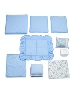 Amey Woodland Eight-Piece Nursery Decor Set (synthetic illustration; no displayed measurements)
