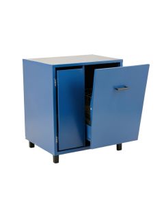 Dawn Branch Freestanding Pull-Out Hamper Cabinet - Blue (synthetic illustration; no displayed measurements)