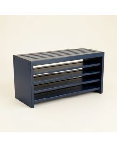 Brook Crest Shoe Storage Bench - Navy (synthetic illustration; no displayed measurements)