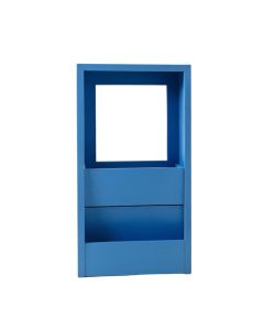Maple Crest Empty Vertical Garden Frame - Blue