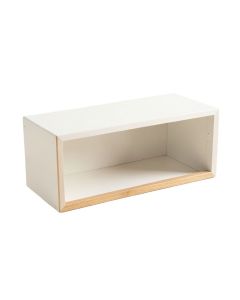 Slate Bluff Shoe Storage Bench - White