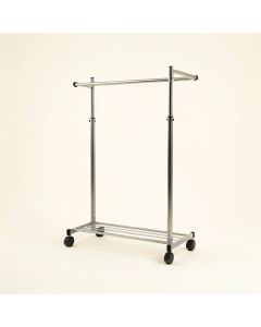 19 '' W Personal Valet Single Rail Garment Rack (synthetic illustration; no displayed measurements)