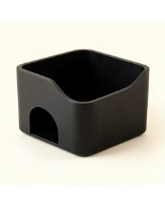 Wren Brook Empty Furniture-Style Litter Enclosure - Black (synthetic illustration; no displayed measurements)
