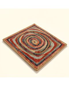 Hurst Abstract Braided Cotton Multicolor Area Rug (synthetic illustration; no displayed measurements)