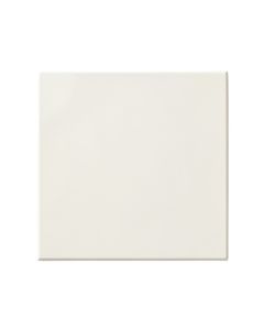 Olive Branch Uninstalled Square Decorative Tile - White