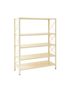 Meadow Brook Empty Seed-Starting Shelving Unit Without Lights - Ivory (synthetic illustration; no displayed measurements)