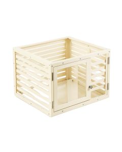 Dawn Dale Empty Furniture-Style Pet Crate - Ivory (synthetic illustration; no displayed measurements)