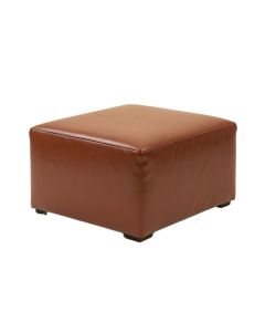Denali 51.18 '' Wide Faux Leather Rectangle Storage Ottoman