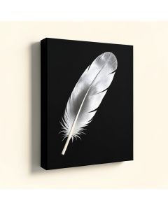 Feather I In Color Graphic Art On Wrapped Canvas (synthetic illustration; no displayed measurements)