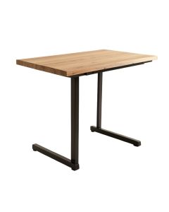 Akeira Counter Height 42 '' Iron Sled Dining Table