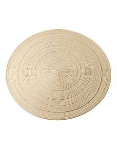 Oak Branch Round Area Rug - Beige (synthetic illustration; no displayed measurements)