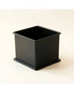 Maple Bridge Empty Planter - Black (synthetic illustration; no displayed measurements)