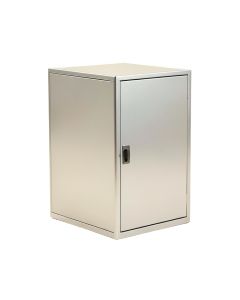 72 '' H X 30 '' W X 21 '' D Platinum Metallic Indoor Storage Locker