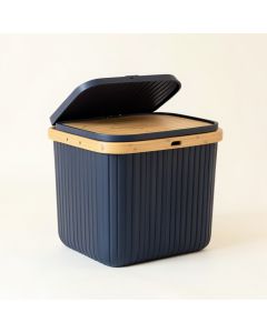 Meadow Brook Laundry Hamper - Navy (synthetic illustration; no displayed measurements)