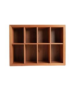 Cliff Branch Empty Mug-Storage Cabinet Insert - Terracotta