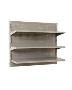 Clay Bend Empty Wall-Mounted Tool Organizer Panel - Gray (synthetic illustration; no displayed measurements)