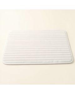 Slate Canyon Bath Mat - White (synthetic illustration; no displayed measurements)