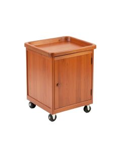 Alder Crest Empty Rolling Workshop Cart - Terracotta (synthetic illustration; no displayed measurements)
