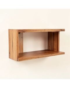 Byromville 23.7 '' W X 7.2 '' H X 18.4 '' D Solid Wood Wall Mounted Bathroom Shelves (synthetic illustration; no displayed measurements)
