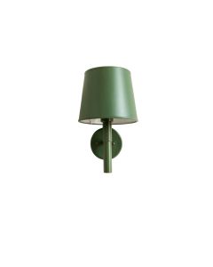 Laurel Branch Wall Sconce Mounted On A Plain Wall - Green (synthetic illustration; no displayed measurements)