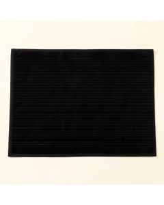 Lake Crest Bath Mat - Black (synthetic illustration; no displayed measurements)