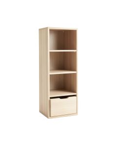 Field Bridge Narrow Cubby Tower - Beige (synthetic illustration; no displayed measurements)