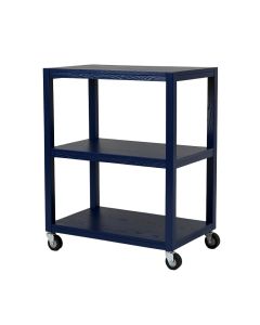 Oak Crest Empty Rolling Workshop Cart - Navy (synthetic illustration; no displayed measurements)